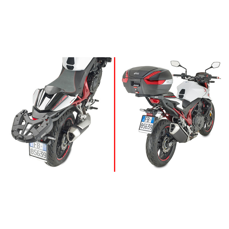 Givi SR1200 Porte bagages arrière pour montage de topcase Monokey ou