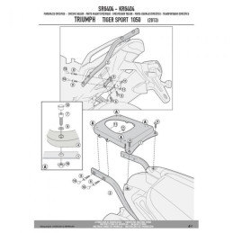 Givi SR6404 Porte-bagages...