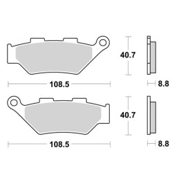 Set Sintered Front Brake...