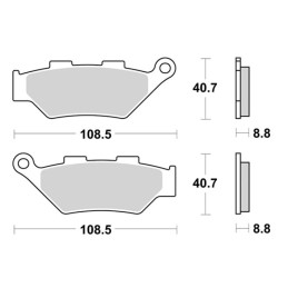 Set Sintered Front Brake...