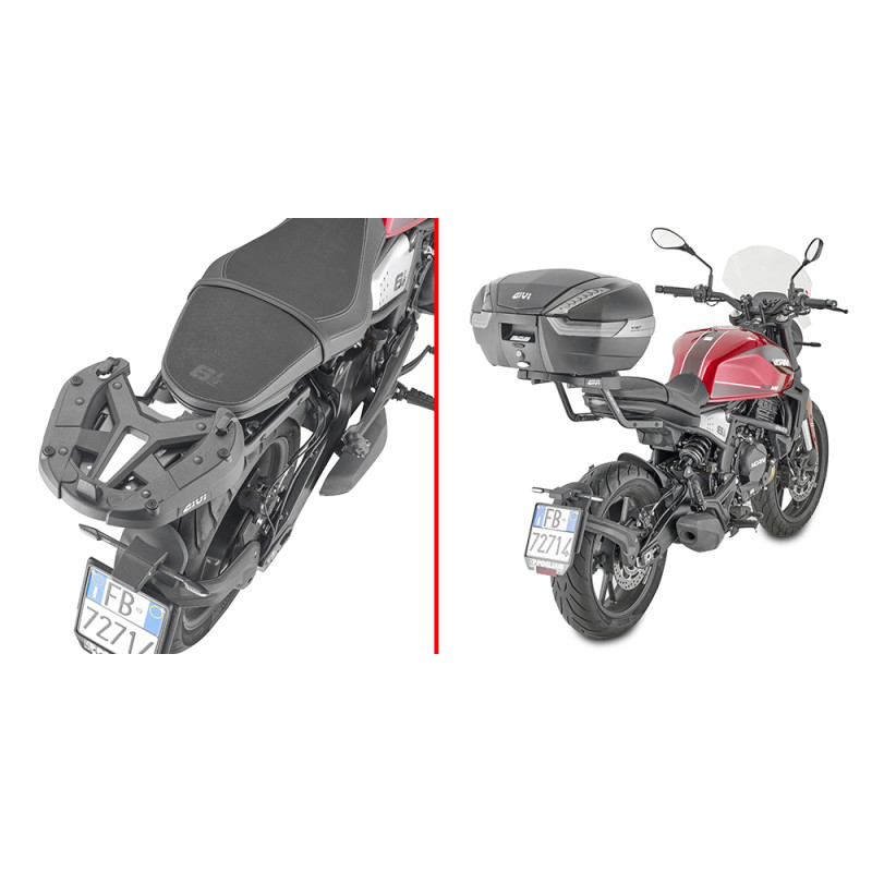 Givi Rear Rack Fz For Monokey And Monolock Top Case Mounting For Moto Morini Seiemmezzo Scr