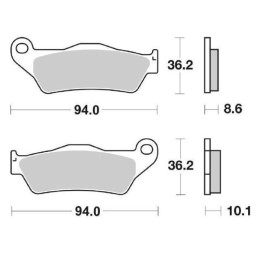 Sintered Rear Brake Pads...