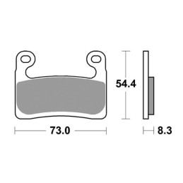 Set Sintered Front Brake...