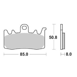 Set Sintered Front Brake...