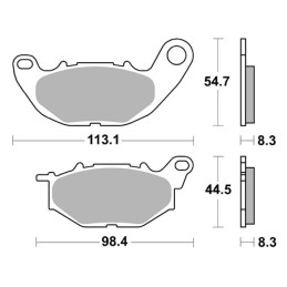 Set Sintered Front Brake...