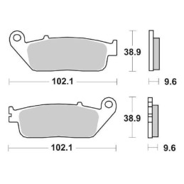 Set Sintered Front Brake...