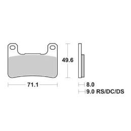 Set Sintered Front Brake...