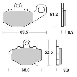 Sintered Rear Brake Pads...