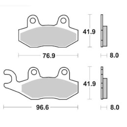 Sintered Rear Brake Pads...