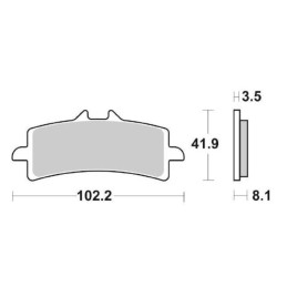 Set Sintered Front Brake...