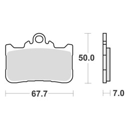 Set Sintered Front Brake...