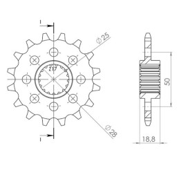 Sprocket Step 525 Z 16...