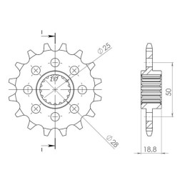 Sprocket Step 525 Z 15...