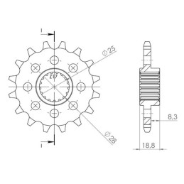 Sprocket Step 520 Z 15...