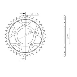 Steel Crown Pitch 525 Z 46...