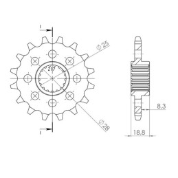 Sprocket Step 520 Z 16...