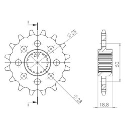 Sprocket Step 525 Z 17...