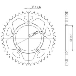 Steel Crown Pitch 525 Z 45...