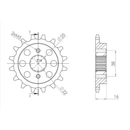 Sprocket Step 520 Z 15...