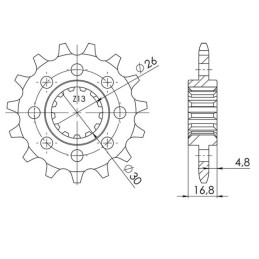 Sprocket Step 520 Z 15...