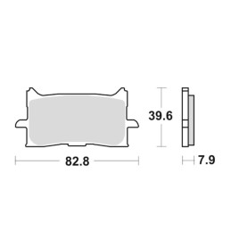 Set Sintered Front Brake...