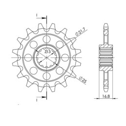 Sprocket Step 520 Z 16...