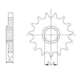 Sprocket Step 520 Z 14...