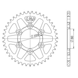 Steel Crown Pitch 525 Z 44...