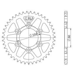 Steel Crown Pitch 525 Z 42...