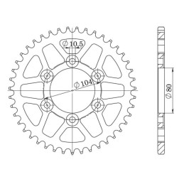 Steel Crown Pitch 525 Z 39...