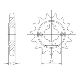 Sprocket Step 520 Z 17...