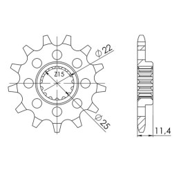 Sprocket Step 520 Z 17...