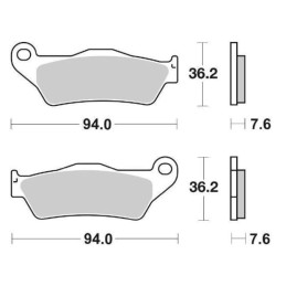 Sintered Rear Brake Pads...