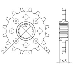 Sprocket Step 525 Z 17...