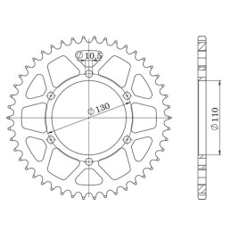 Aluminum Crown Pitch 520 Z...