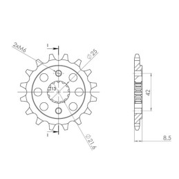 Sprocket Step 520 Z 17...