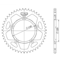 Steel Crown Pitch 525 Z 41...