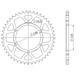 Steel Crown Pitch 525 Z 45...