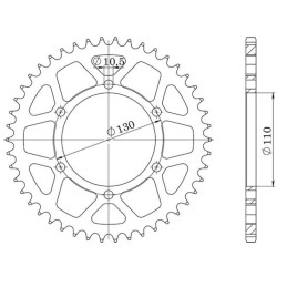 Aluminum Crown Pitch 520 Z...