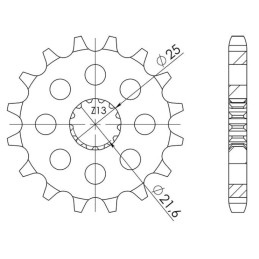 Sprocket Step 525 Z 16...