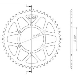 Aluminum Crown Pitch 520 Z...