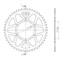 Aluminum Crown Pitch 520 Z...