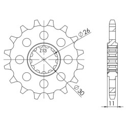 Sprocket Step 525 Z 16...