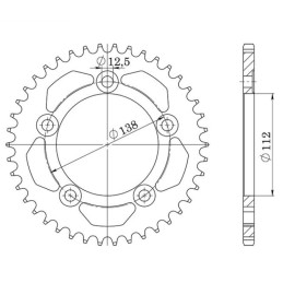 Steel Crown Pitch 525 Z 45...