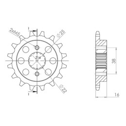 Sprocket Step 520 Z 15...