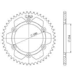 Steel Crown Pitch 525 Z 41...