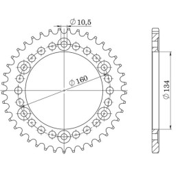 Couronne En Acier Pas 520 Z...