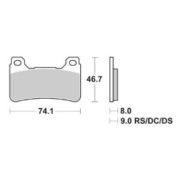 Set Sintered Front Brake...