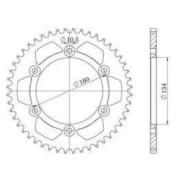 Steel Crown Pitch 525 Z 42...