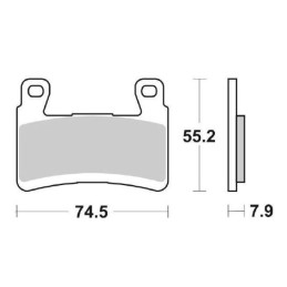 Set Sintered Front Brake...